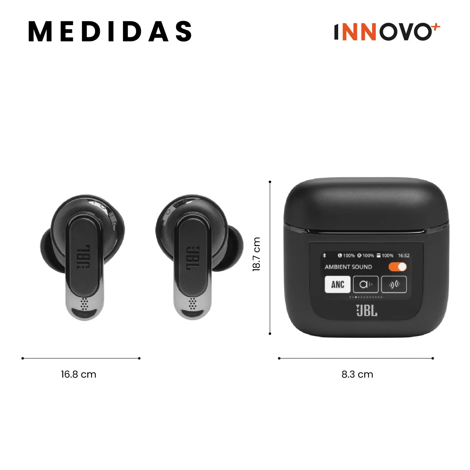 Audifonos Tour Con Pantalla Táctil Cancelación De Ruido img #3
