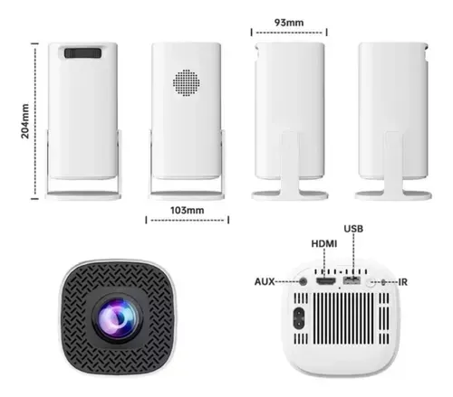 Proyector Android P30 Max Pro 4k Apps Juegos 2 Controles img #5