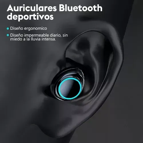 Audifonos Bluetooth Estuche Metálico Digital Mega Bass img #5