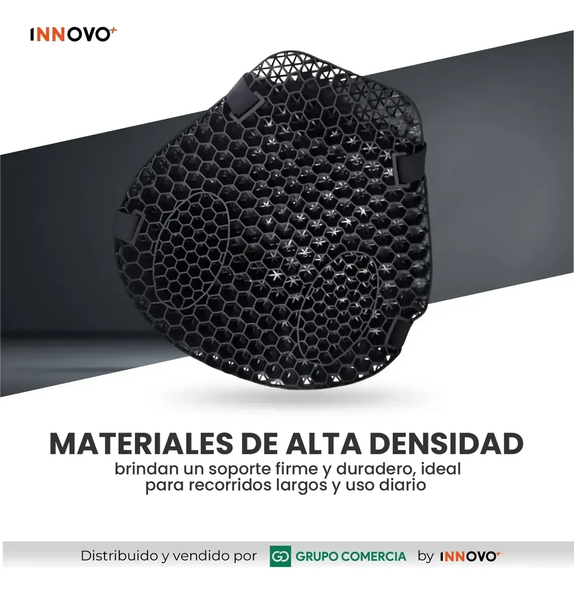 Cojín Para Motociclistas Moto Silicona Antifatiga Turismo Negro img #5