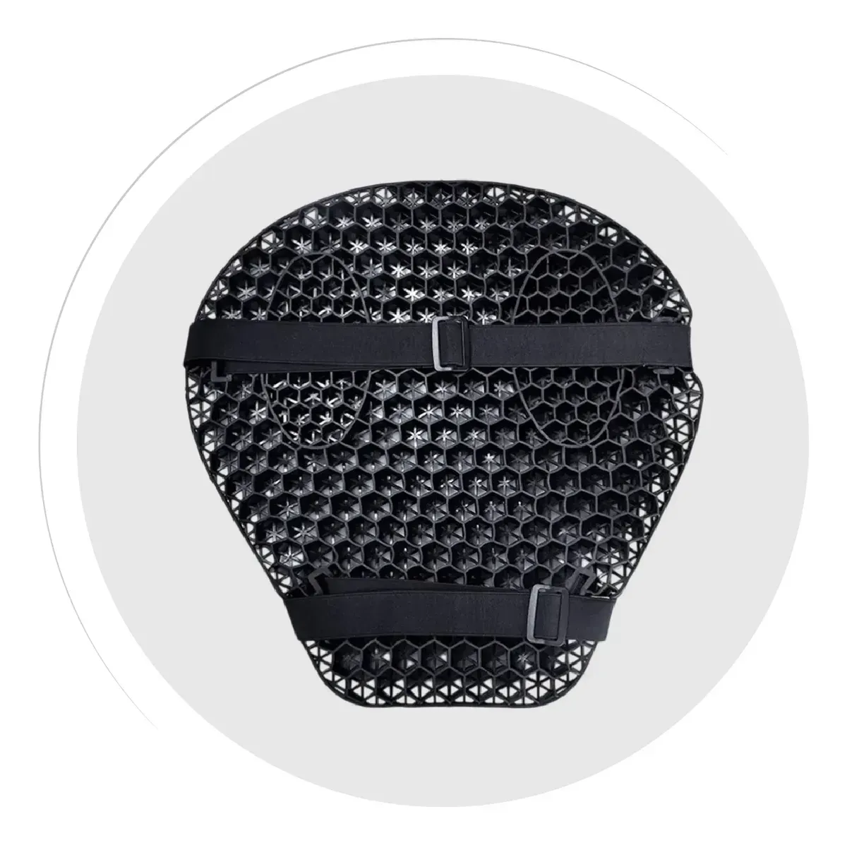 Cojín Para Motociclistas Moto Silicona Antifatiga Turismo Negro img #9