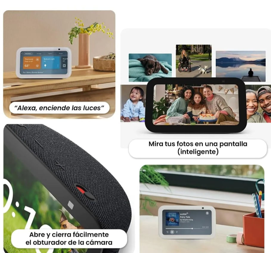 Amazon Echo Show 5 (modelo reciente) Pantalla Inteligente img #4