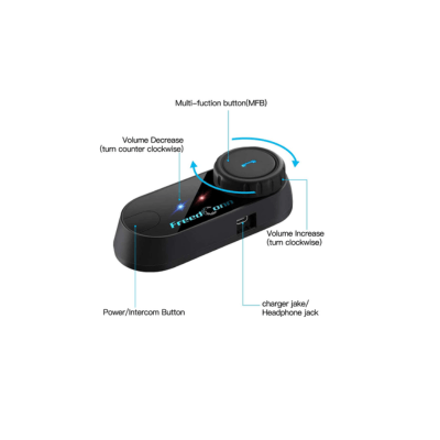 Intercomunicador Bluetooth TCOM Moto Sin Pantalla Impermeable Manos Libres img #2