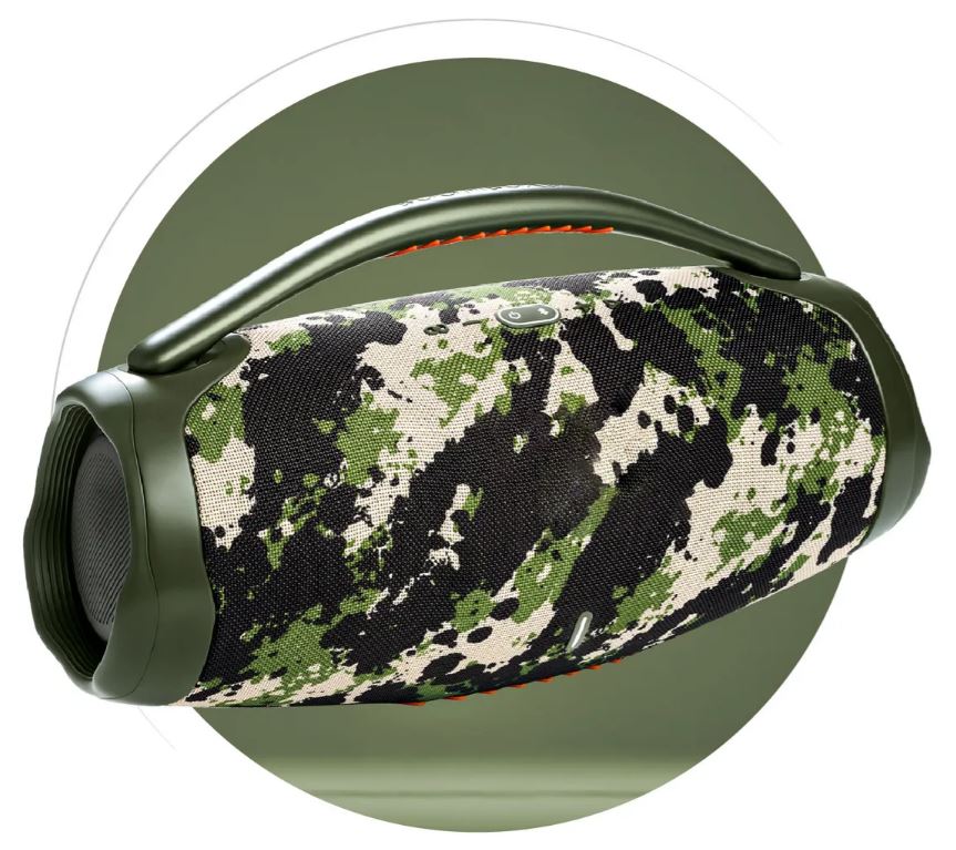Parlante Bluetooth Booms Box 3 40w Portátil Verde img #1