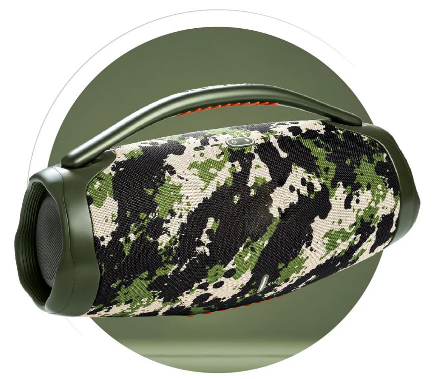 Parlante Bluetooth Booms Box 3 40w Portátil Verde img #7