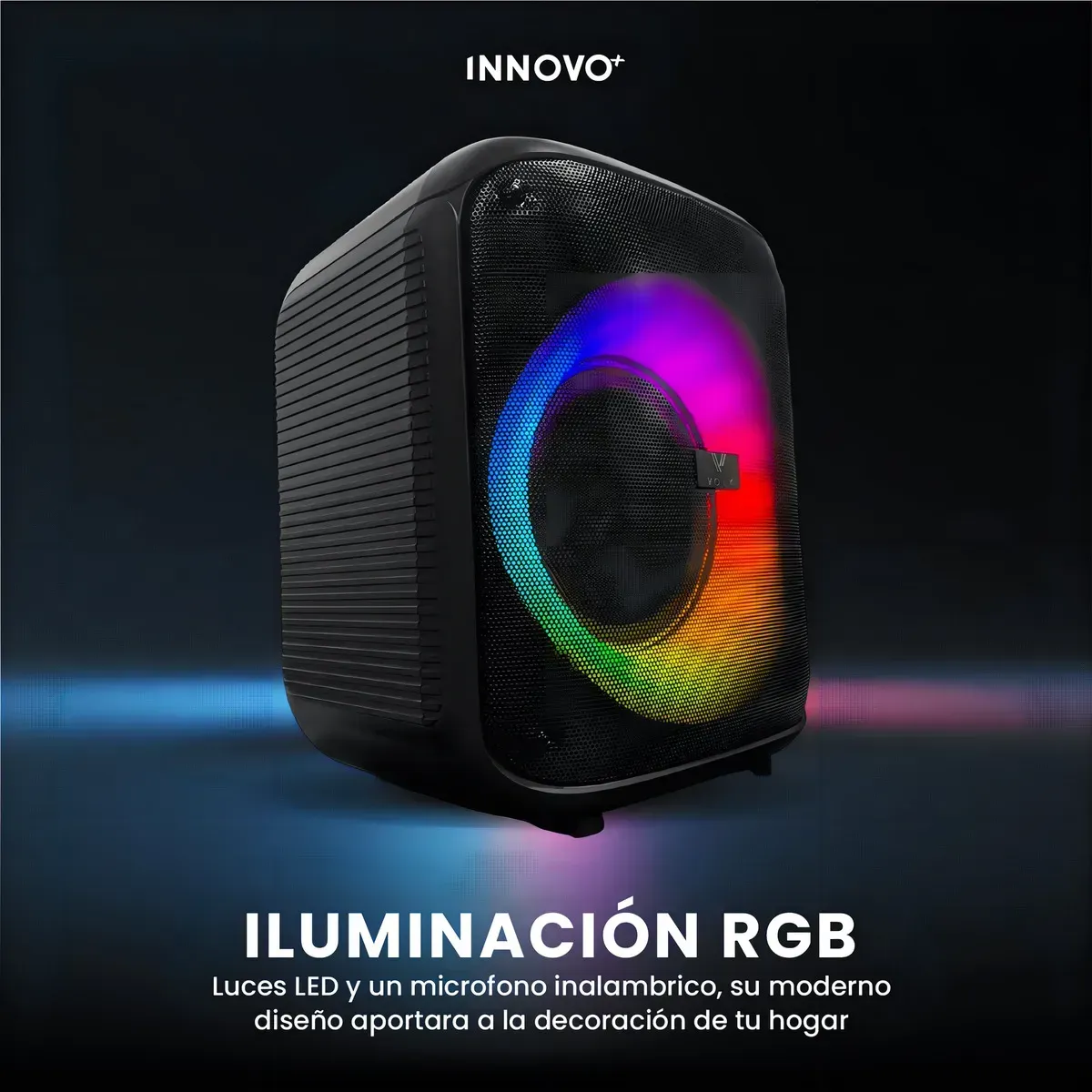 Parlante Volk Bluetooth Portátil 15.000 Pmpo Con Micrófono img #4