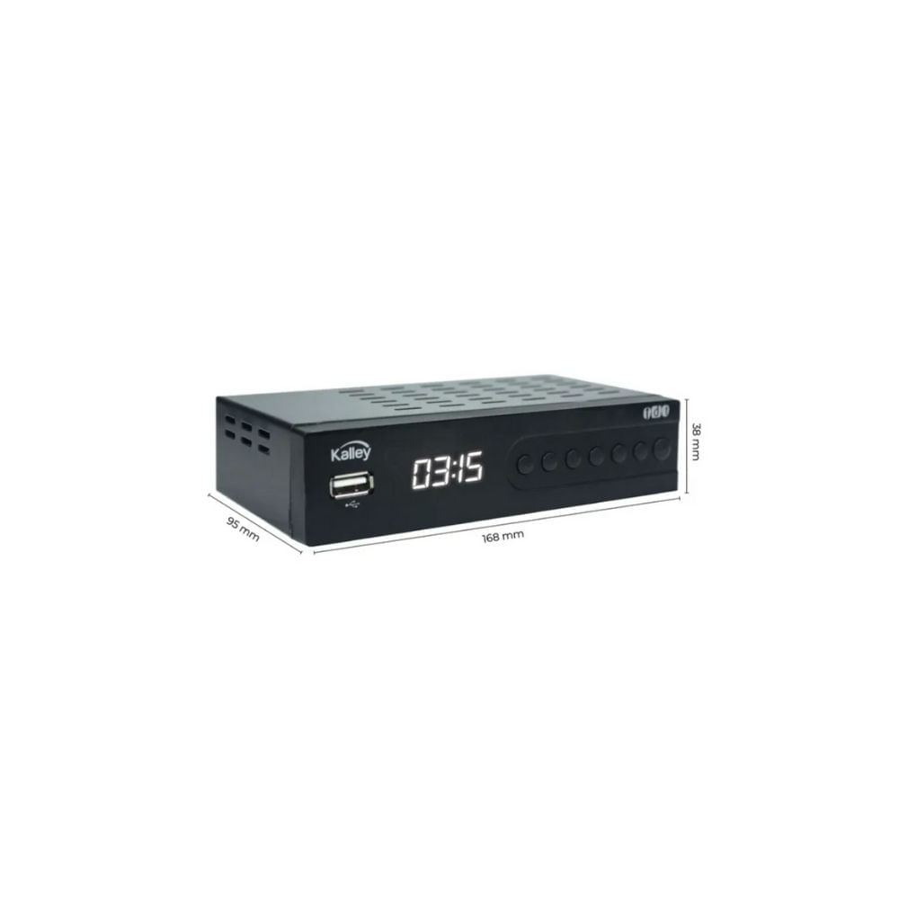 Decodificador Digital Kalley TDT HDMI USB con Control Remoto y Antena img #3