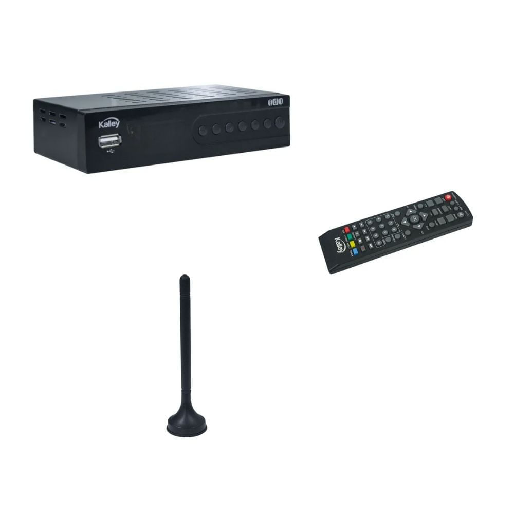 Decodificador Digital Kalley TDT HDMI USB con Control Remoto y Antena img #2