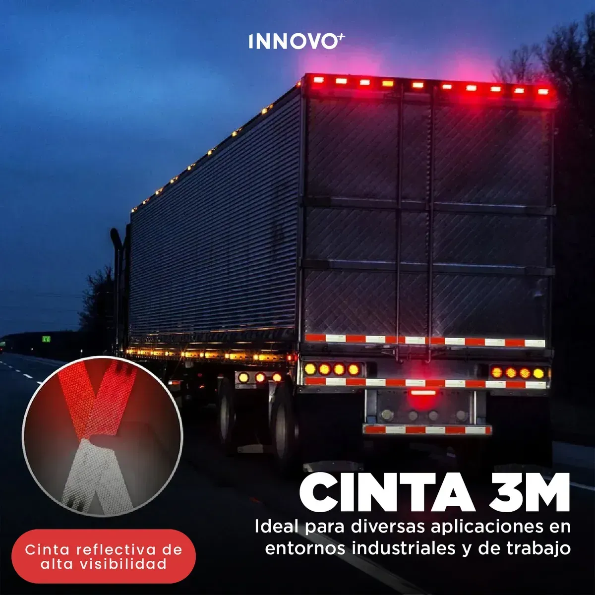 Cinta 3m Reflectiva Dot-c2 Reglamentaria 50m X 5cm - Máxima Visibilidad img #5