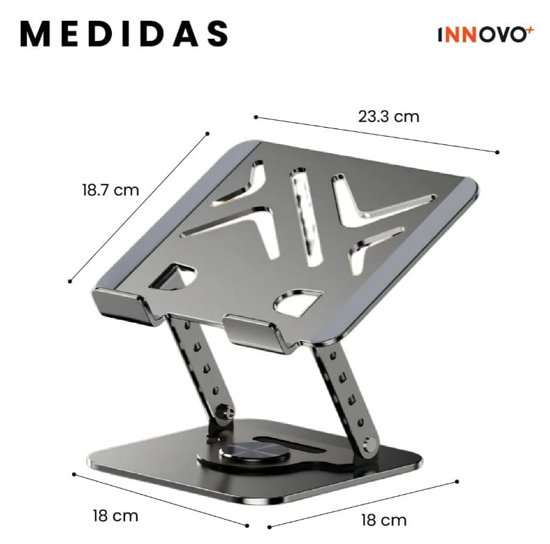 Soporte Base Ajustable Giratorio Portátil Para Mac Macbook Notebook img #4