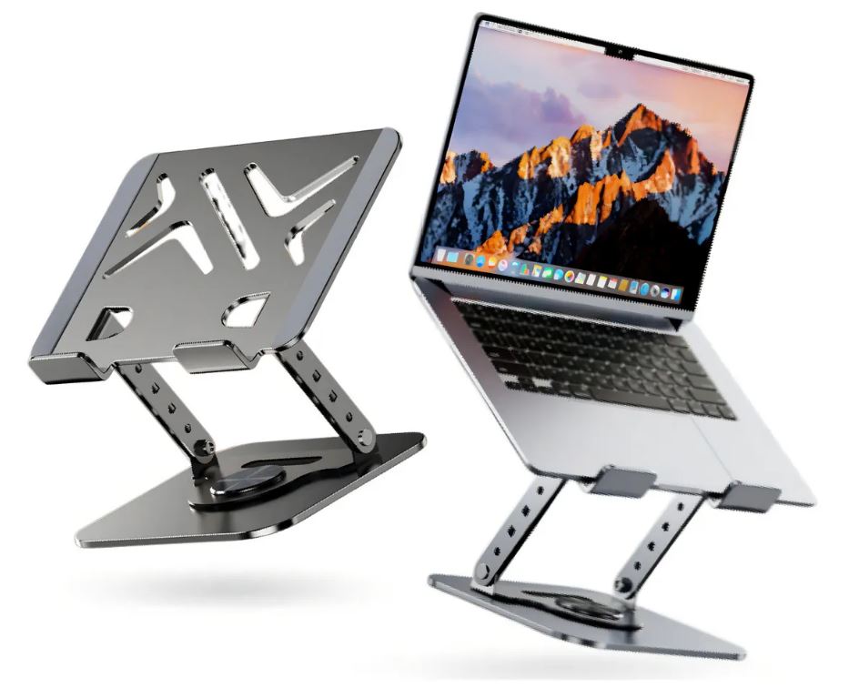 Soporte Base Ajustable Giratorio Portátil Para Mac Macbook Notebook img #3