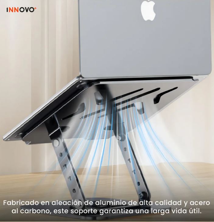 Soporte Base Ajustable Giratorio Portátil Para Mac Macbook Notebook img #5