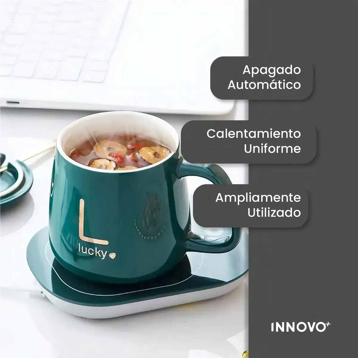 Taza Mug Eléctrica Calentador Bebidas img #6