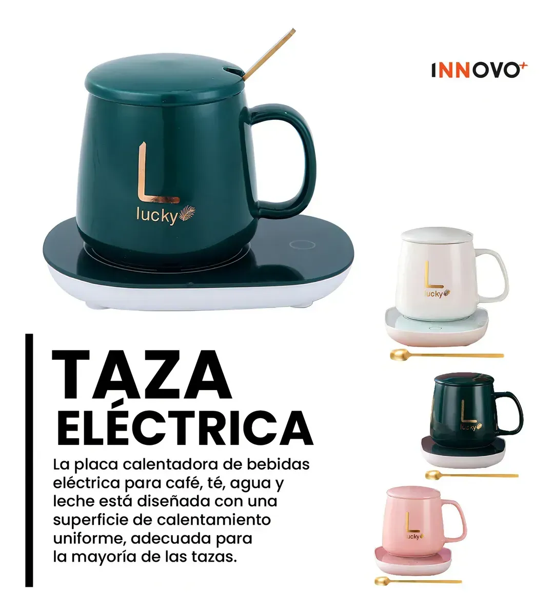 Taza Mug Eléctrica Calentador Bebidas img #7