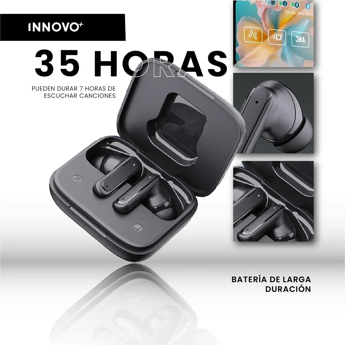 Audífonos Tour Pro 4 Inalámbricos Bluetooth Con Cancelación Y Pantalla Hd img #1