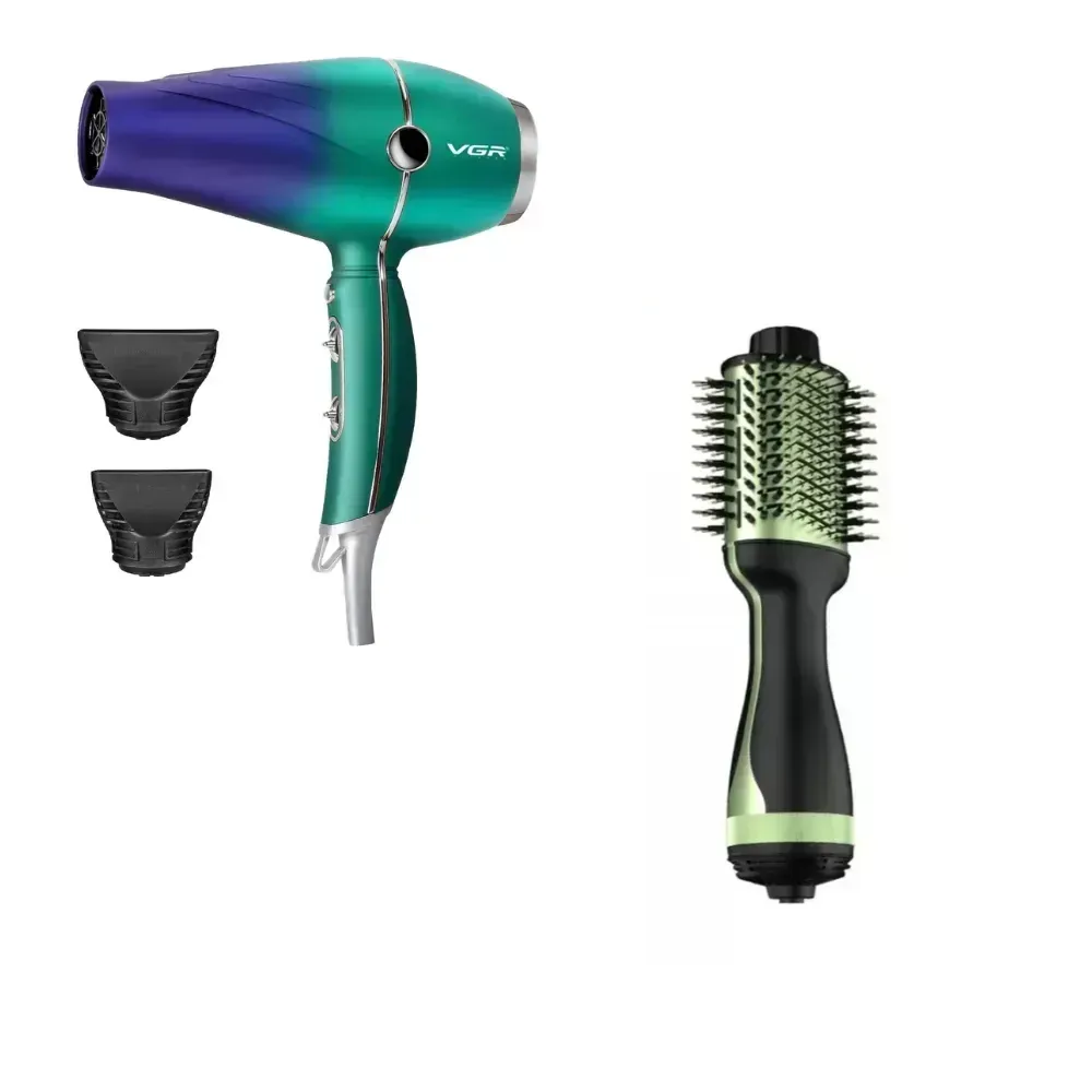 Secador Profesional VGR Original 1500Watts Con Cepillo Secador Avocados Vitamina Aguacate img #1