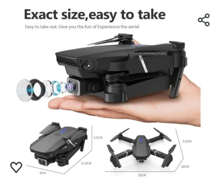 Drone Juguete Para Principiantes Doble Camara Estuche img #4