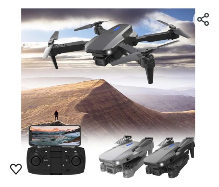 Drone Juguete Para Principiantes Doble Camara Estuche img #5