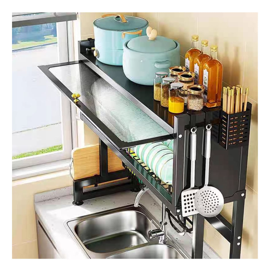 Platero Organizador De Platos Loza Con Tapa Escurridor img #2