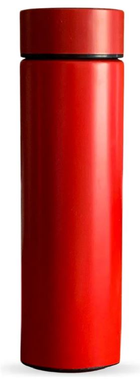 Termo Led 500ml Acero Inoxidable Pantalla Temperatura Rojo img #1