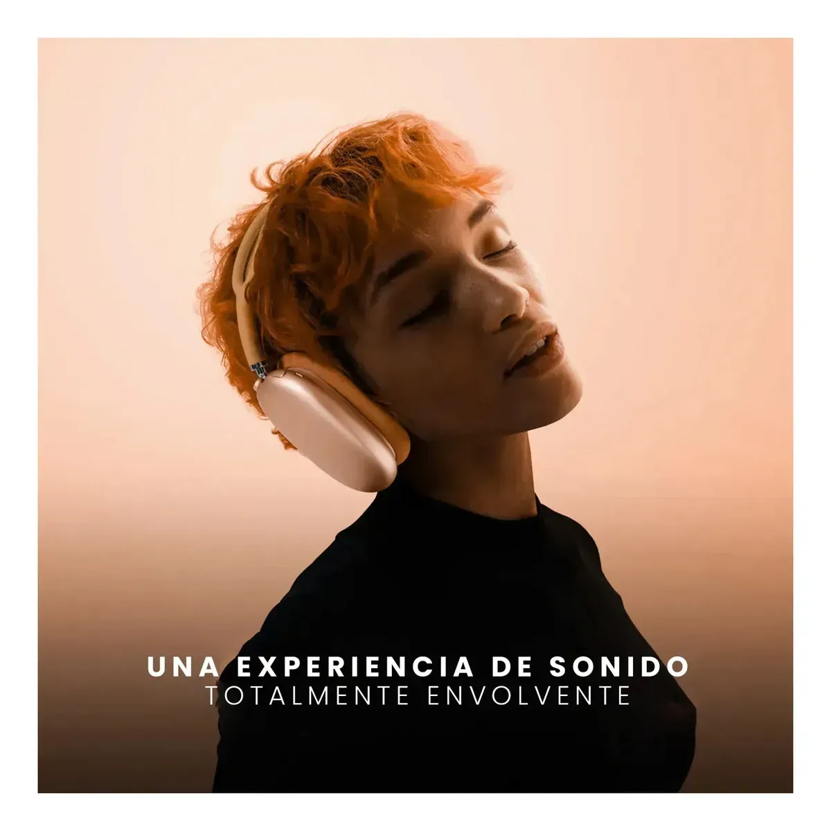 Audífonos Inalámbricos Pro Max Sound Audio Espacial &amp; Sonido Hi-fi Premium Salmón img #5
