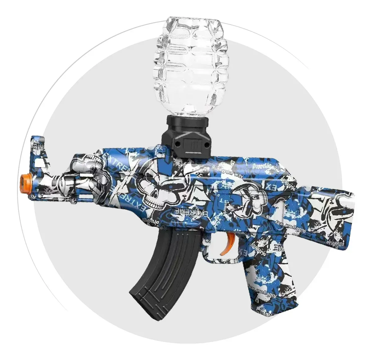 Rifle Mini Ak-47 Hidrogel Automático Pistola + 50.000 Orviz img #4