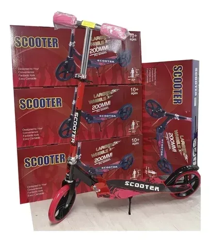 Patineta Scooter Plegable Llanta Grande Resistente 100kg img #5
