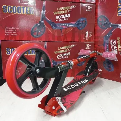 Patineta Scooter Plegable Llanta Grande Resistente 100kg img #2