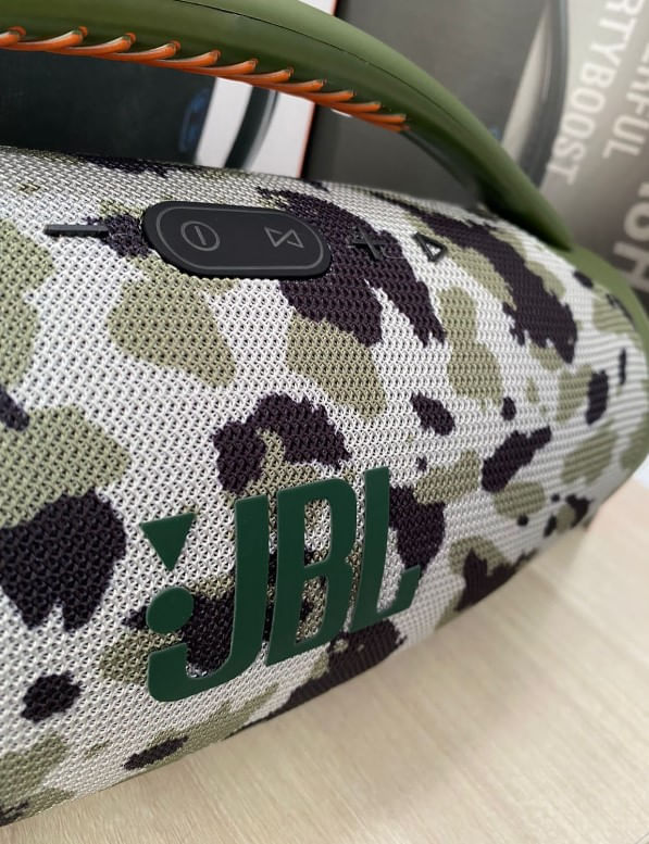 Parlante Recargable BOOM BOX 3 Bluetooth Tws Verde Camuflado img #3