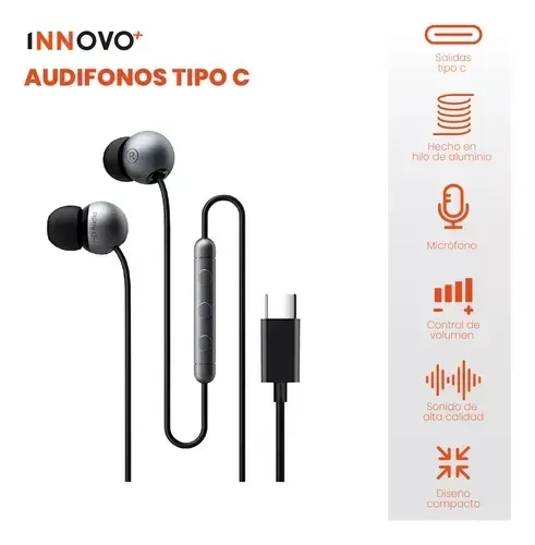 Audifonos Tipo C Compatible Con Samsung S24 Ultra Alta Gama img #2