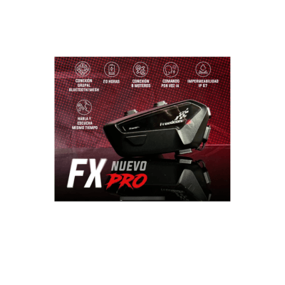 Intercomunicador Moto Freedconn FX PRO Bluetooth Mesh 8 Riders Impermeable IP67 img #3