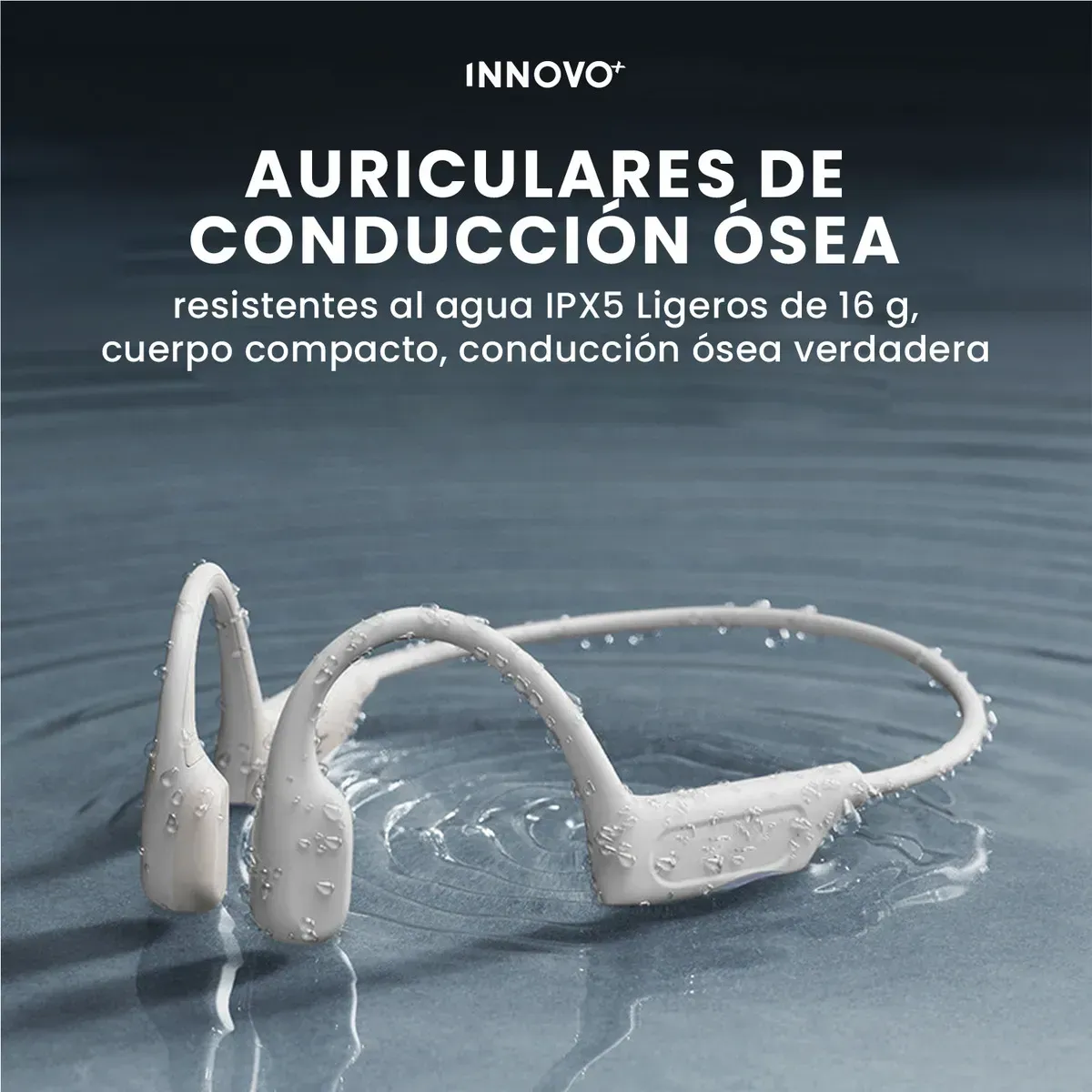 Auriculares Deportivos De Conducción Ósea Bluetooth Ipx5 Para Entrenamiento img #1
