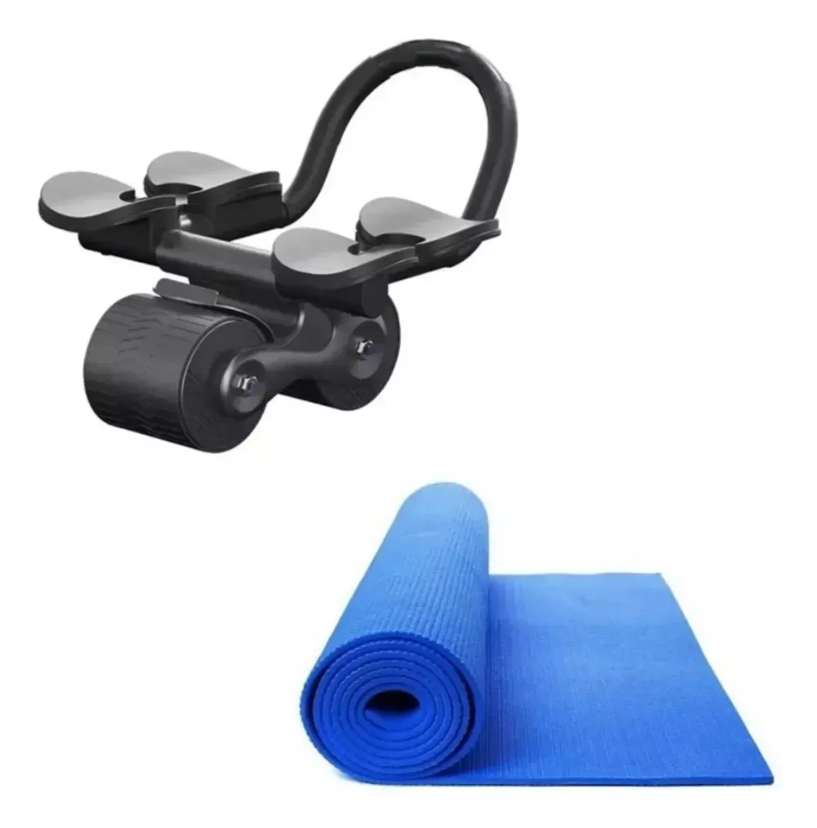 Rueda Fortalecimiento Abdominales Core Con Colchoneta Yoga img #1