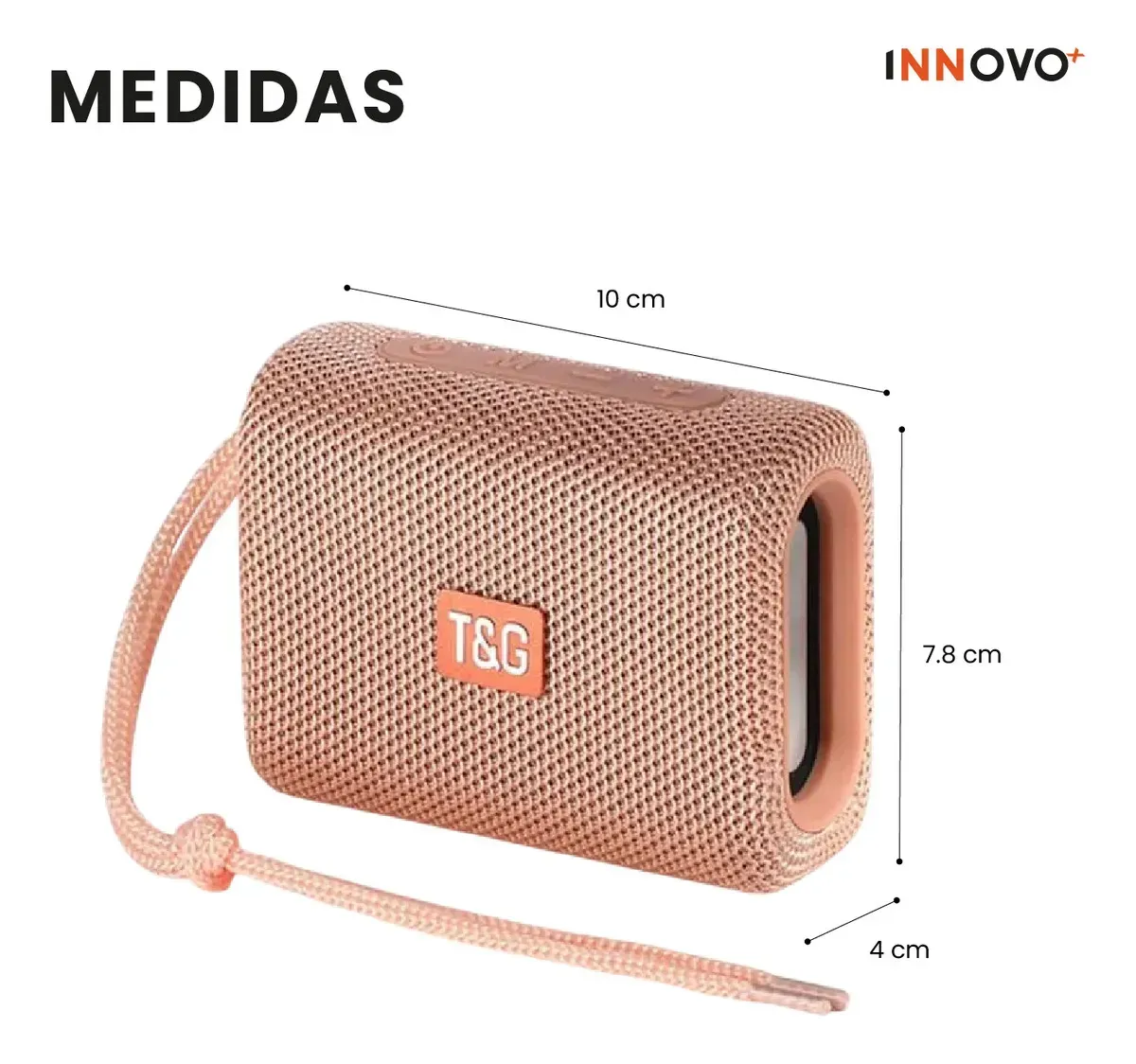 Parlante Bluetooth T&amp;g Inalámbrico Portátil Rosa Rosa Chicle 5v Rosa Chicle 5v img #4