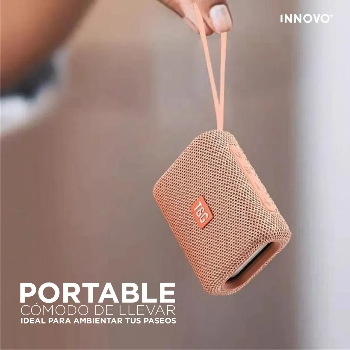 Parlante Bluetooth T&amp;g Inalámbrico Portátil Rosa Rosa Chicle 5v Rosa Chicle 5v img #5