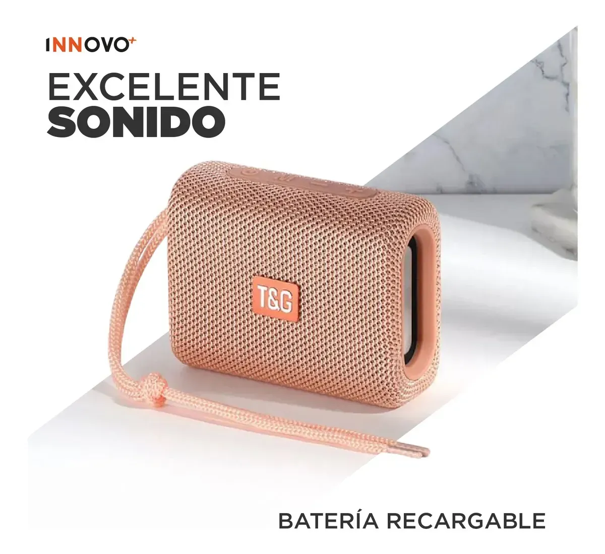 Parlante Bluetooth T&amp;g Inalámbrico Portátil Rosa Rosa Chicle 5v Rosa Chicle 5v img #2