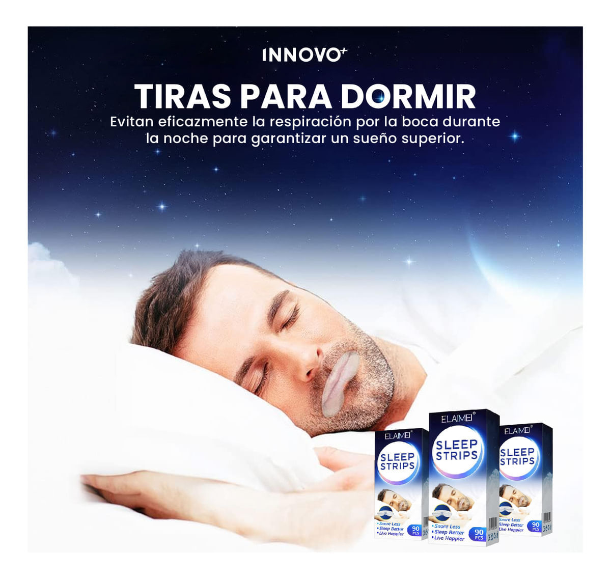 Tiras Para Dormir Antirronquidos 270 Pcs Mejora La Respiración img #4