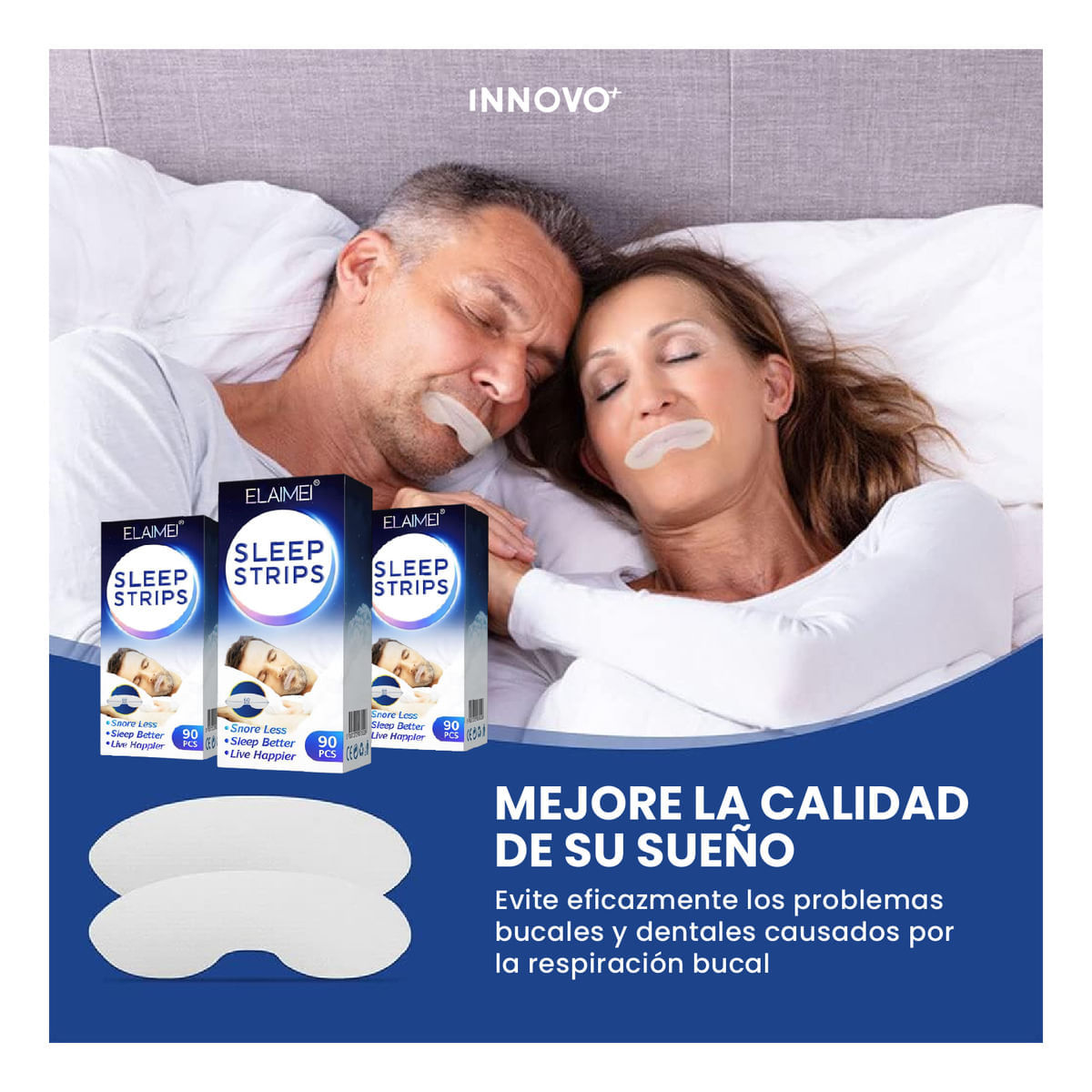 Tiras Para Dormir Antirronquidos 270 Pcs Mejora La Respiración img #5