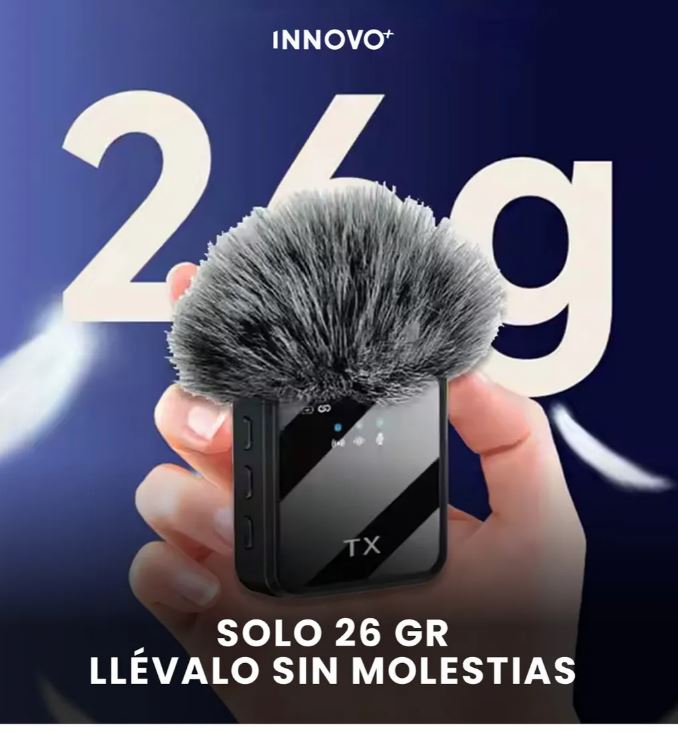 Micrófono Solapa Doble Inalámbrico Profesional Tipo C Ip Jack img #4