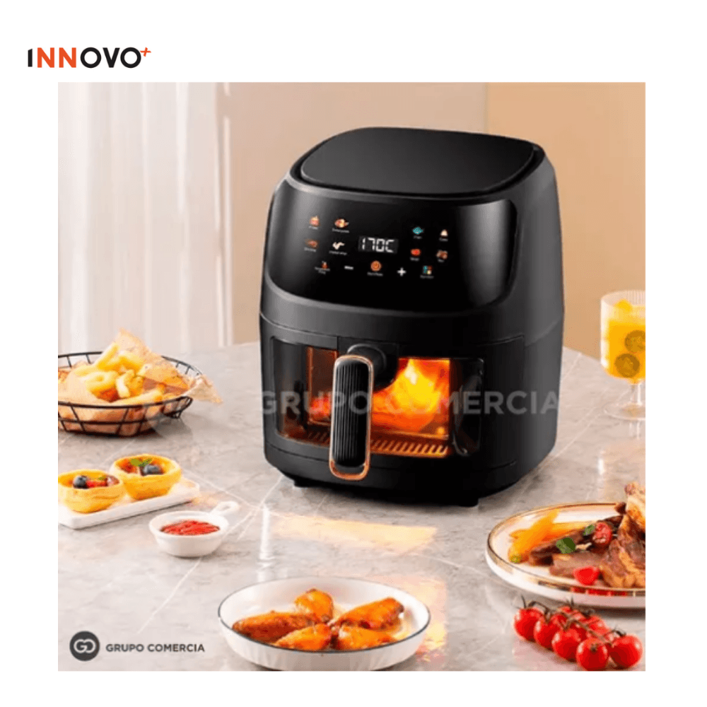 Freidora Olla De Aire Caliente 10L 2400W Digital Air Fryer Gran Capacidad + Obsequio img #3