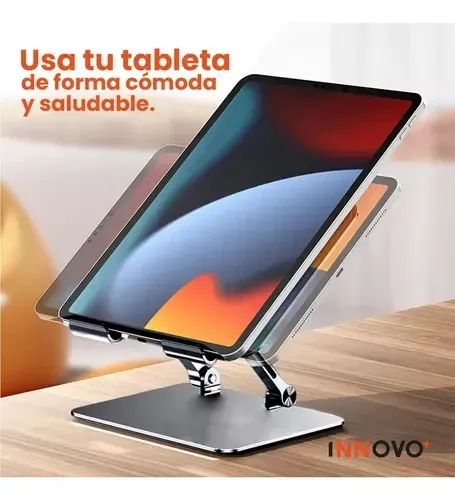 Base Soporte Tablet Celular Aluminio Ajustable Innovo img #5