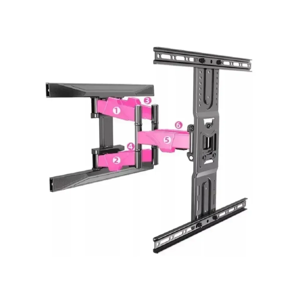 Soporte Para Tv Grandes  Extensible Doble Nb North P6 De 40 A 75 Color Negro img #2