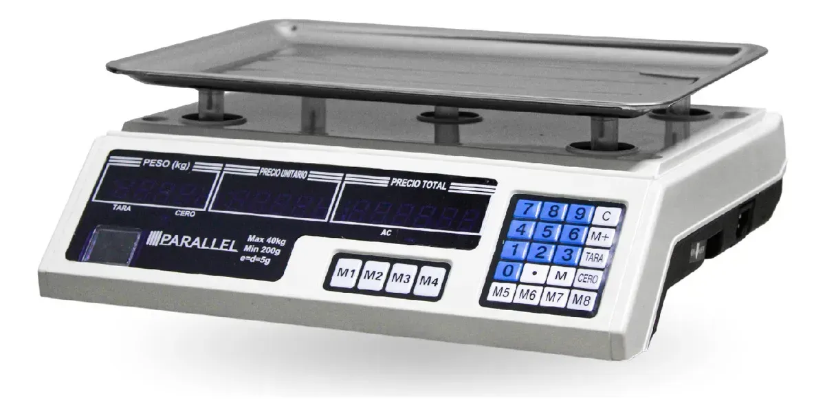 Báscula Digital Gramera Comercial 40kg / 5g Profesional Exacta 110v 110v img #1