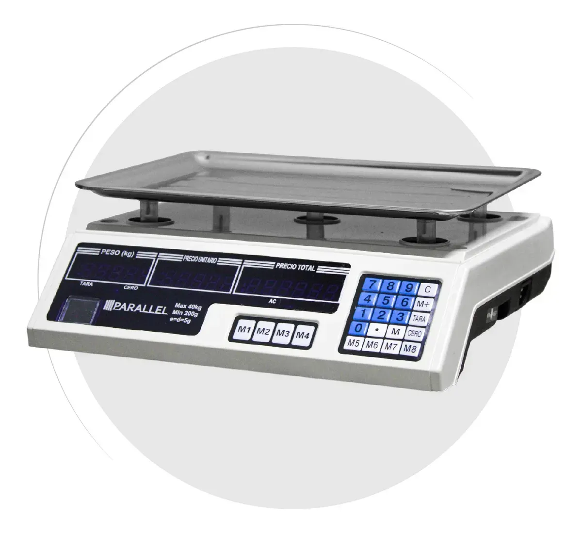 Báscula Digital Gramera Comercial 40kg / 5g Profesional Exacta 110v 110v img #4