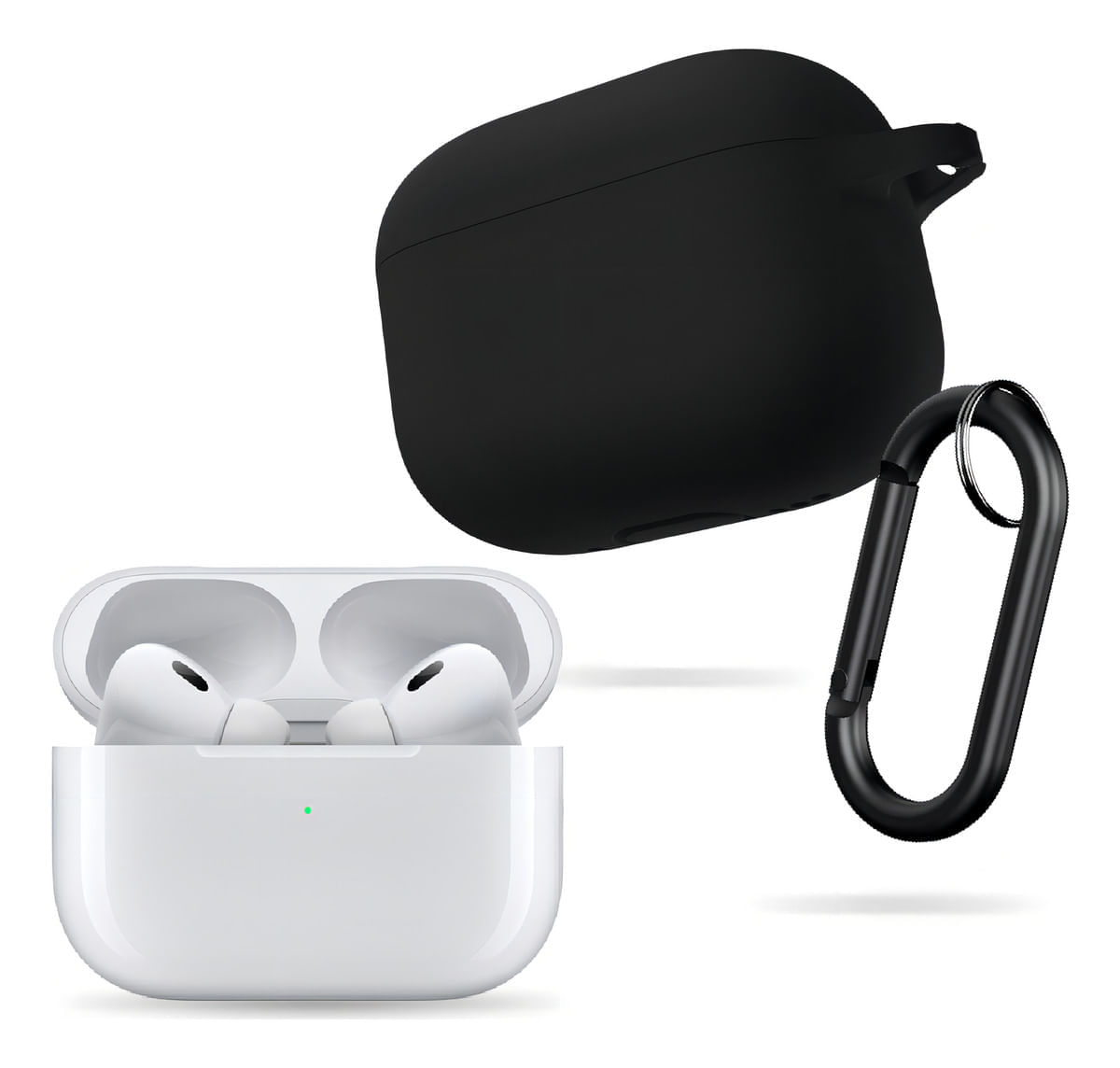 Audífonos Inalámbricos Con Estuche Negro Pods 2 Generación Bluetooth img #1