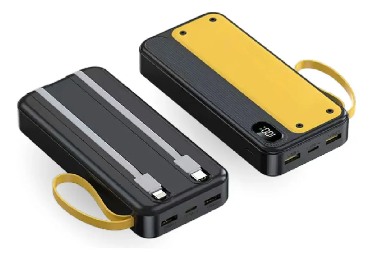 Power Bank 15000mah Carga Rápida 20w Con Cables img #1