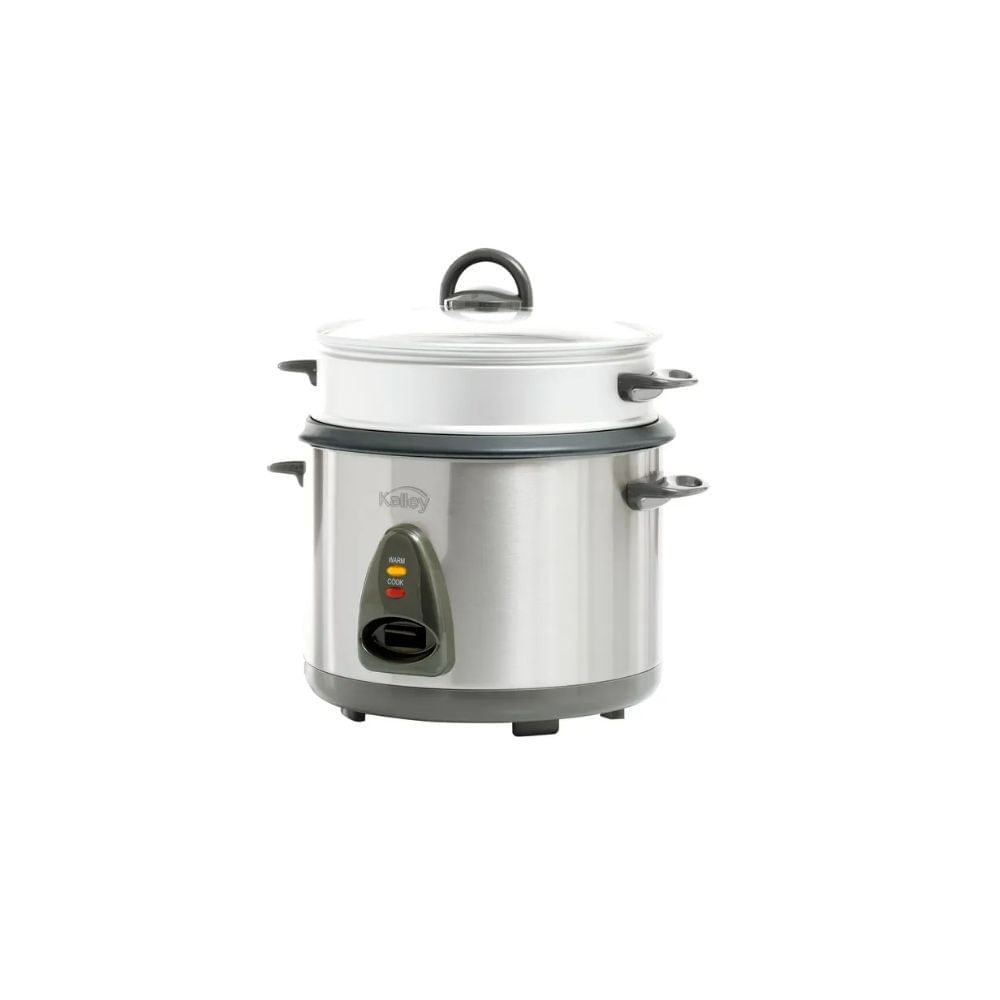 Olla Arrocera Kalley 1.8L Antiadherente Acero Inoxidable con Vaporera img #2