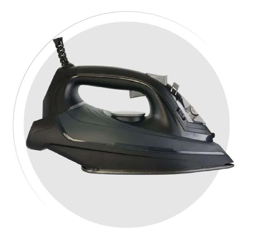 Plancha a Vapor Kalley 1200W Antigoteo Tanque 300ml Ropa Perfecta img #4