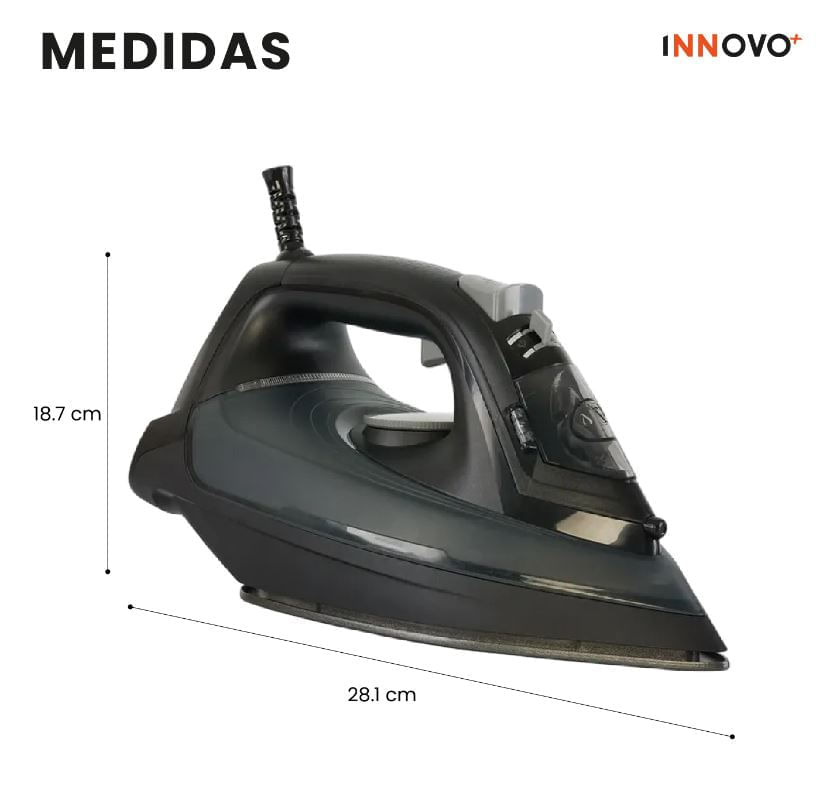 Plancha a Vapor Kalley 1200W Antigoteo Tanque 300ml Ropa Perfecta img #3