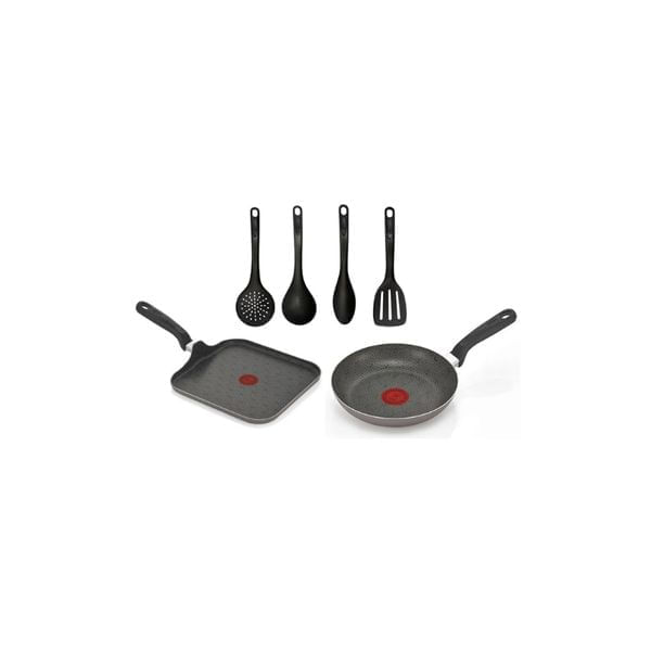 Set de Sartenes y Utensilios Antiadherentes IMUSA Cocina Fácil 7 Piezas img #2